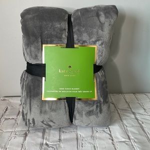 Kate Spade King Sized Soft Fleece Blanket